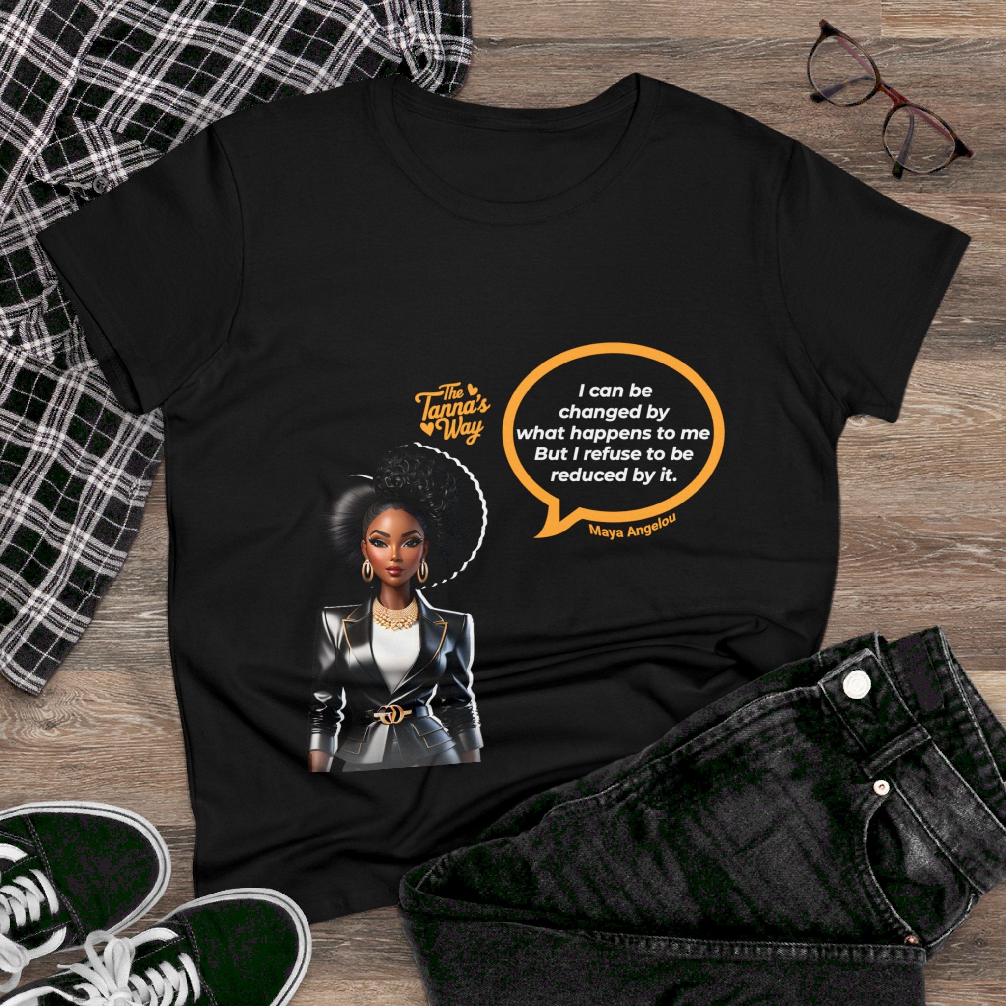 Maya Angelou 2 | Women's Midweight Cotton Tee